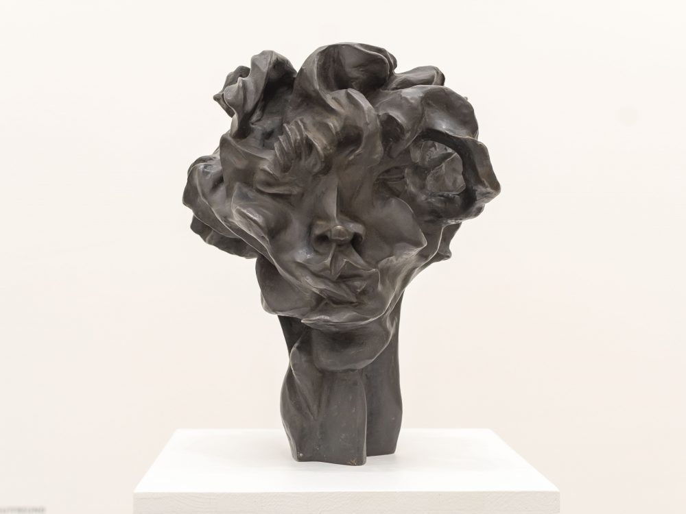Bronze von Otto Gutfreund, Kopf Viki, 1912-13